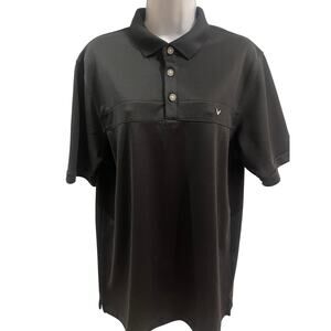 CALLAWAY Men’s Black Performance Golf Polo – Size Medium